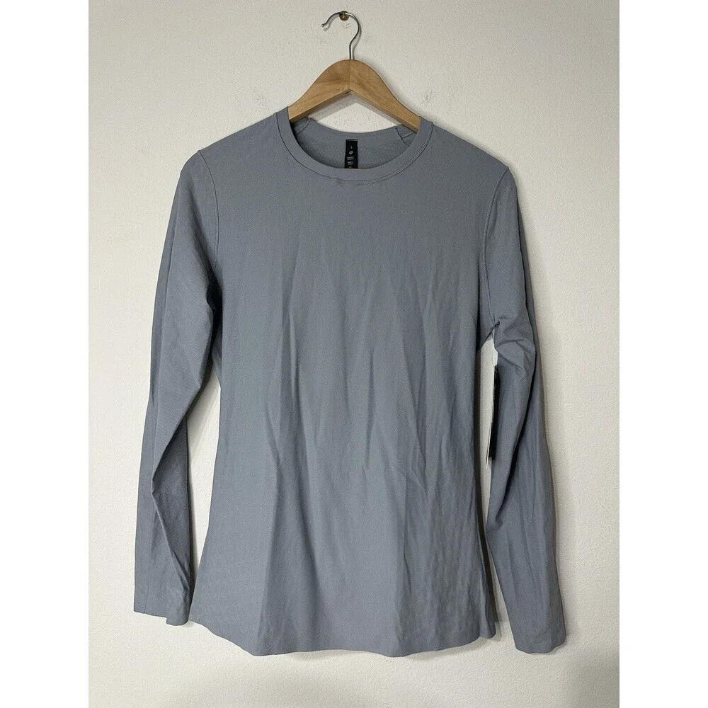 Lululemon SenseKnit Running Long Sleeve Men's XXL Rhino Gray $98 - Picture 1 of 4